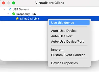 VirtualHere screenshot activation